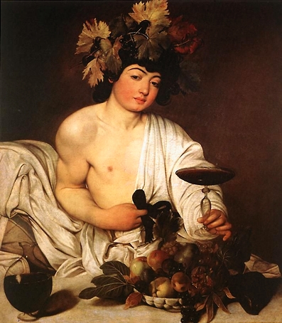 Dionysos-Bacchus-Caravaggio
