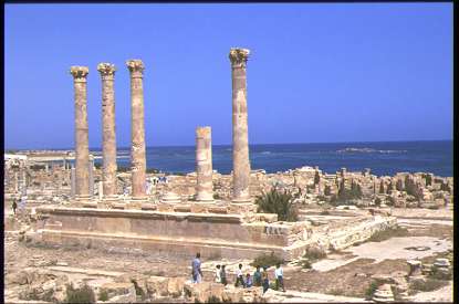 Tempel des Liber-Paters in Sabratha-Libyen