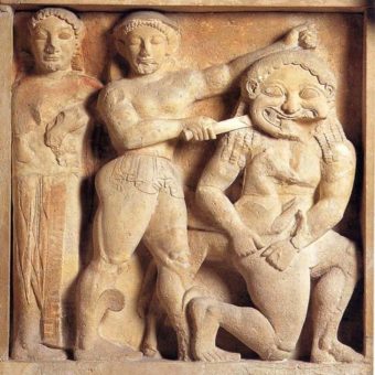 Perseus killing the Medusa